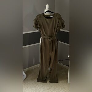 Calvin Klein Olive Jumpsuit